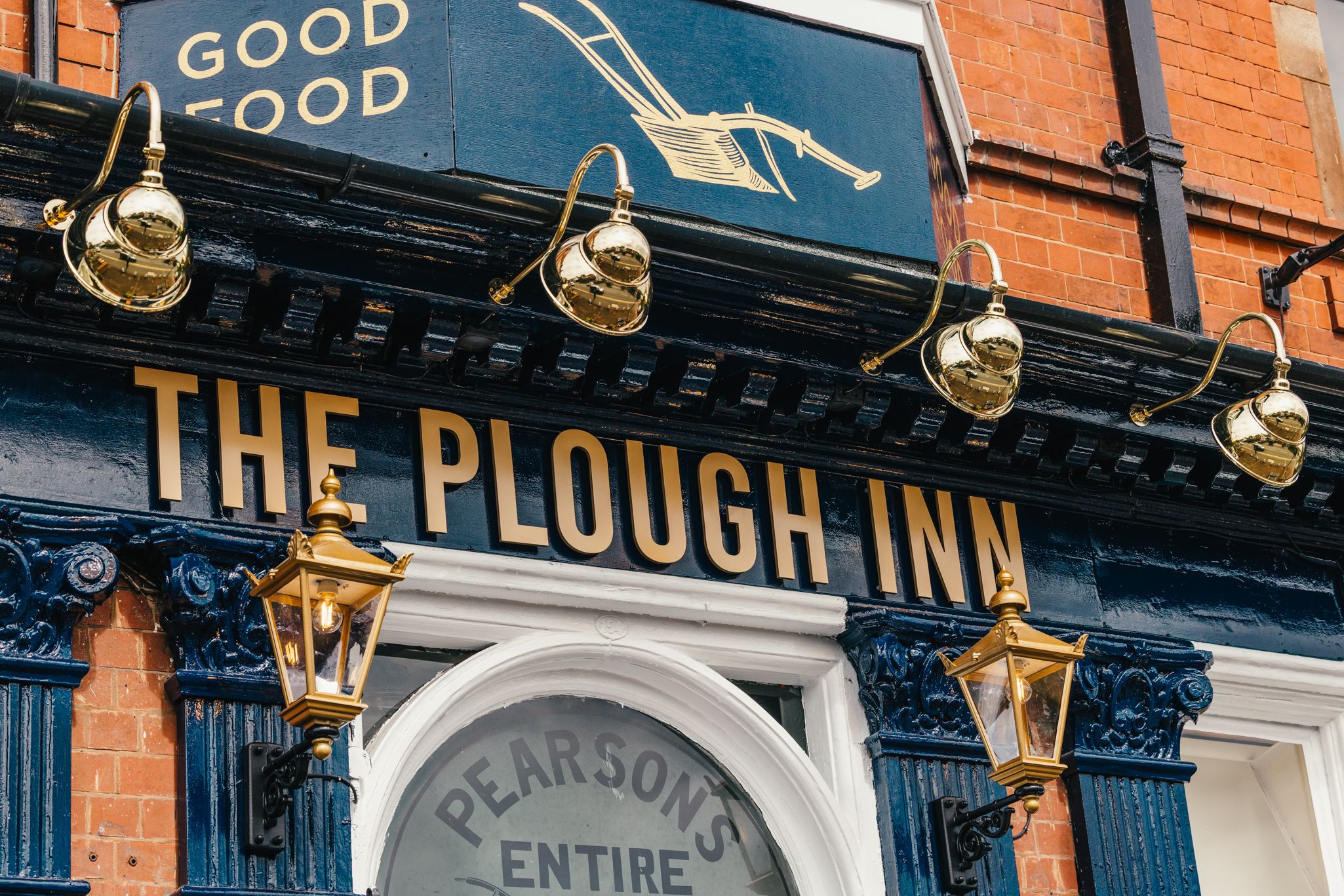 The Plough Inn outside signage to display on the gallery page.